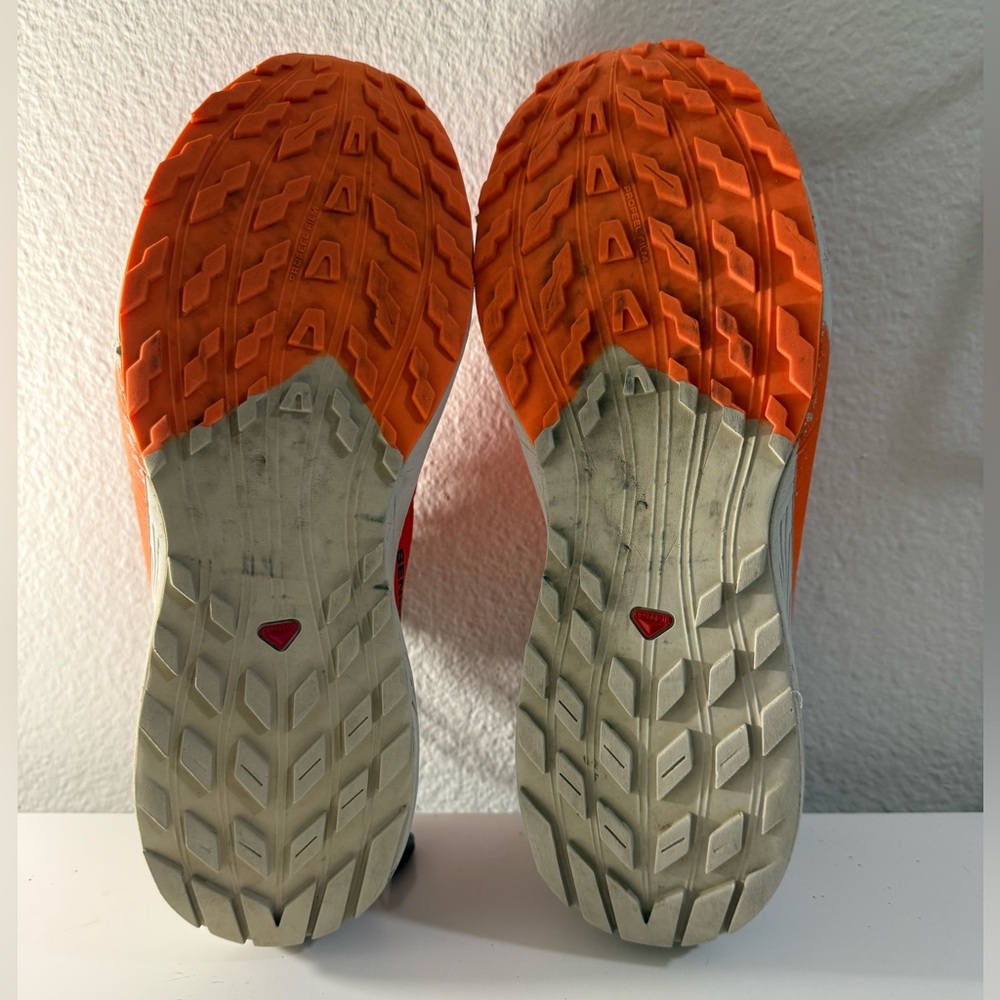 Salomon Red and Orange Athletic Shoes for Men - Picture 4 of 11